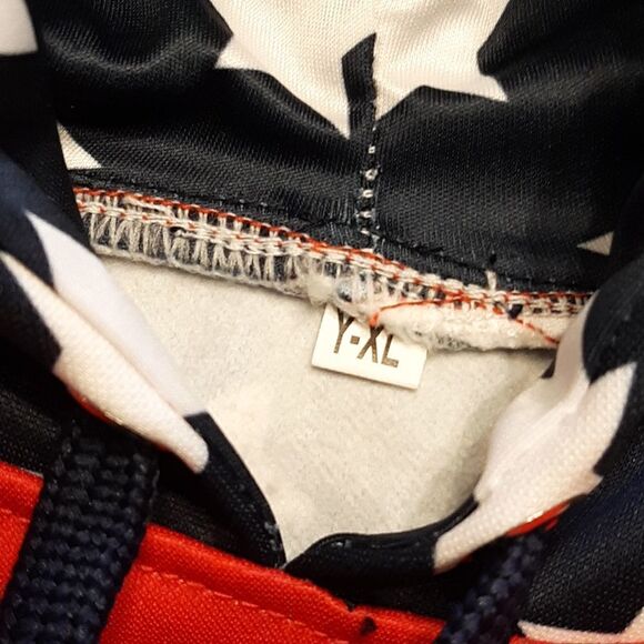 GA SLUGGERZ Youth XL Red White and Blue Warm Hoodie - Picture 2 of 9